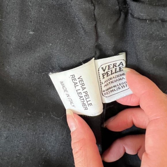 Softest Black Italian leather Jacket xs - Picture 3 of 4